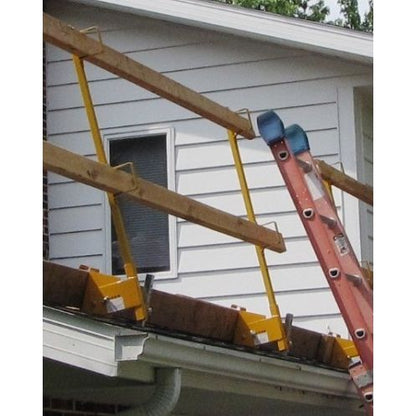 Steep Pitch Safety Guardrail - Bracket & Post