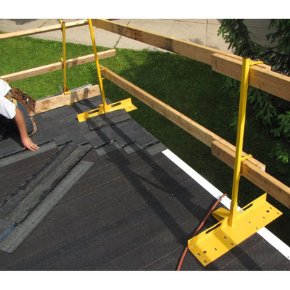 Open Edge Guardrail - Bracket & Post