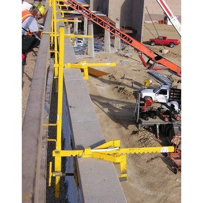 Parapet Wall Guardrail - Bracket & Post