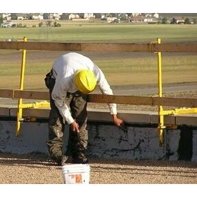 Parapet Wall Guardrail - Bracket & Post