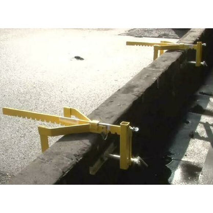 Parapet Wall Guardrail - Bracket & Post