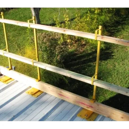 Flat Roof Guardrail System - Bracket & Post
